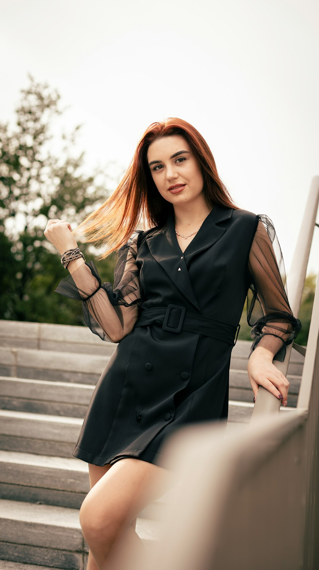 Portrait of a smiling businesswoman